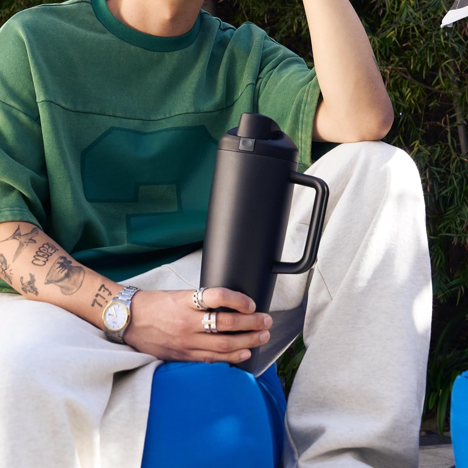 image:imageOwala Tumbler Stainless Steel Water Bottle 40 oz The Great BlueSummer Sweetness