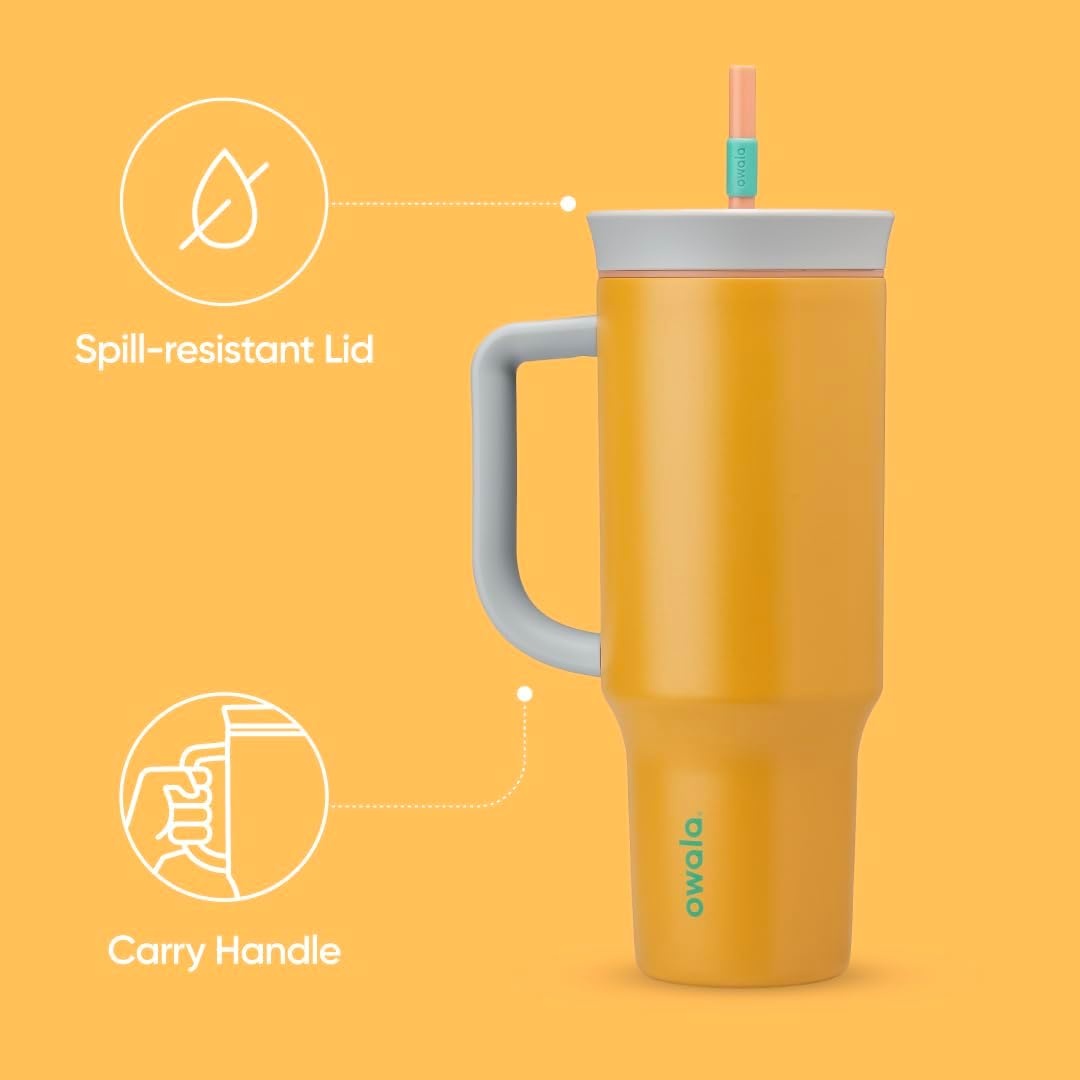 image:imageOwala Tumbler Stainless Steel Water Bottle 40 oz The Great BlueTropical