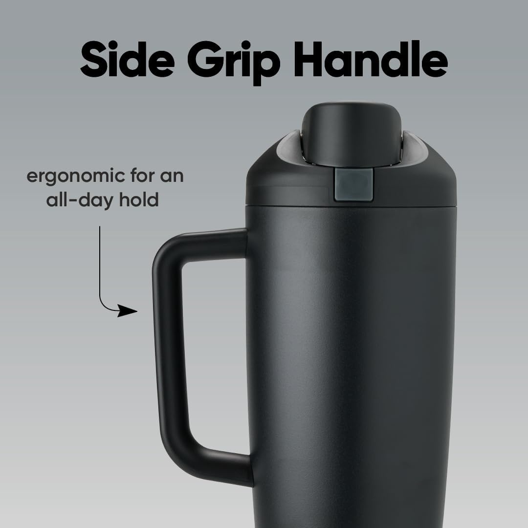 image:imageOwala Tumbler Stainless Steel Water Bottle 40 oz The Great BlueVery Very Dark
