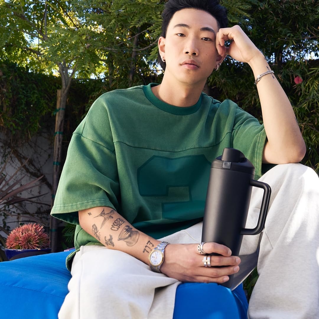 image:imageOwala Tumbler Stainless Steel Water Bottle 40 oz The Great BlueVery Very Dark