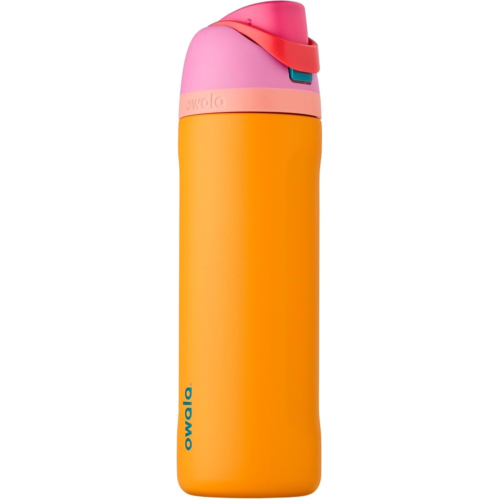 image:imageOwala FreeSip Kids Stainless Steel Water Bottle 16 oz Treasure HuntTropical