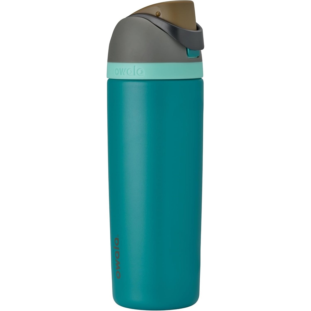 image:imageOwala FreeSip Kids Stainless Steel Water Bottle 16 oz Treasure HuntTropical Rain