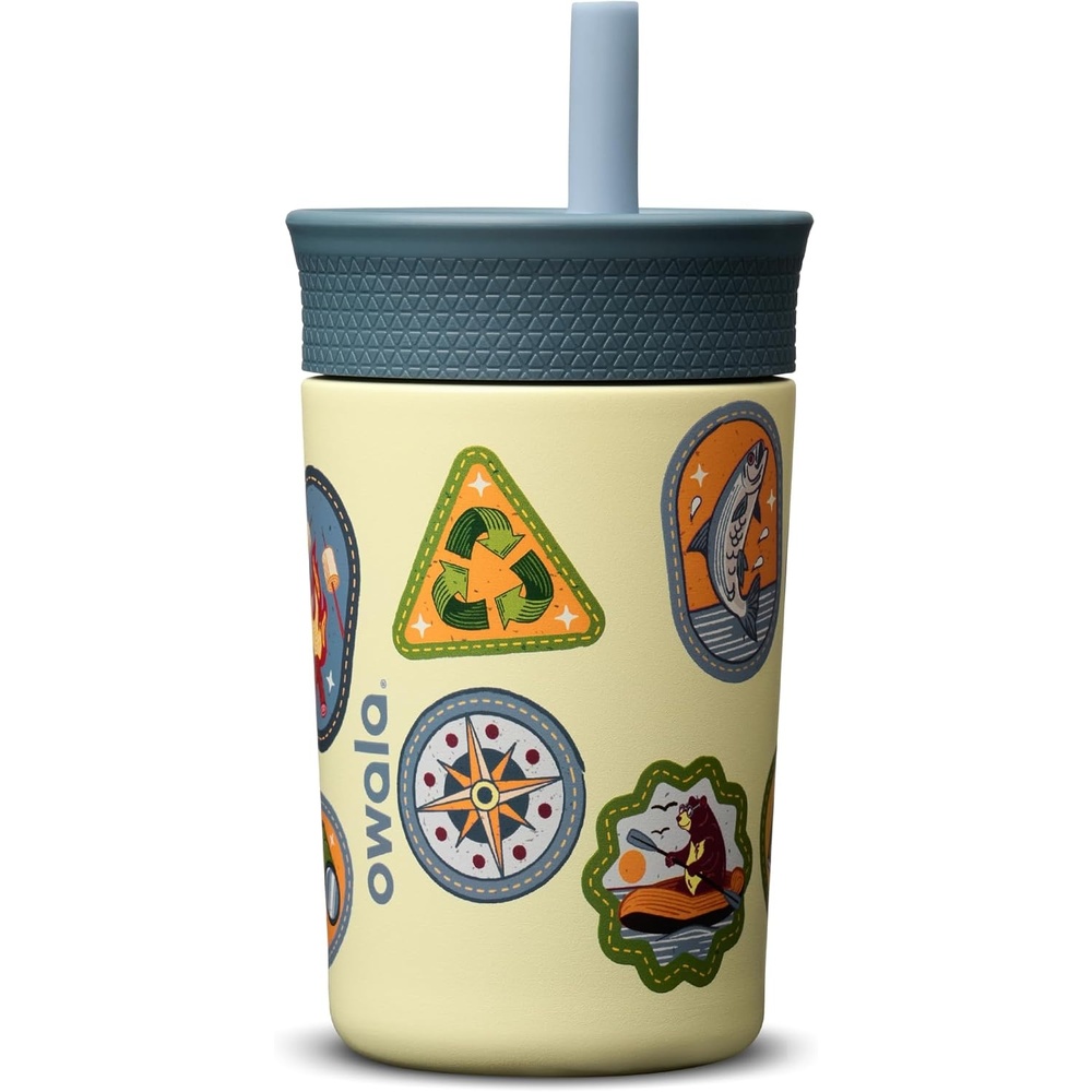 image:imageOwala Tumbler Kids Plastic Water Bottle 15 oz WatermelonBadge Buddy