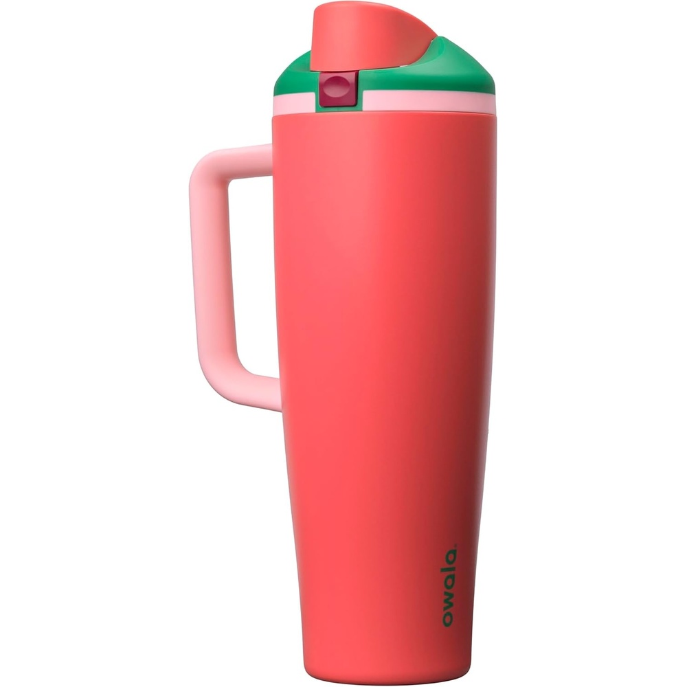 image:imageOwala Tumbler Stainless Steel Water Bottle 40 oz The Great BlueStrawberry Fields