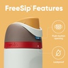 Owala FreeSip Kids Stainless Steel Water Bottle 16 oz Treasure Hunt(Boneyard)