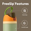 Owala FreeSip Kids Stainless Steel Water Bottle 16 oz Treasure Hunt(Camo Cool)