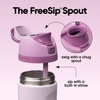 Owala FreeSip Kids Stainless Steel Water Bottle 16 oz Treasure Hunt(Lilac You A Lot)