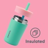Owala Tumbler Kids Plastic Water Bottle 15 oz Watermelon(Real Cool Fish)