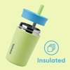 Owala Tumbler Kids Plastic Water Bottle 15 oz Watermelon(Turtley Awesome)