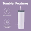 Owala Tumbler Stainless Steel Water Bottle 40 oz The Great Blue(Bunny Hop)