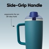 Owala Tumbler Stainless Steel Water Bottle 40 oz The Great Blue(Denim)