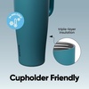 Owala Tumbler Stainless Steel Water Bottle 40 oz The Great Blue(Denim)