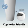Owala Tumbler Stainless Steel Water Bottle 40 oz The Great Blue(Iced Breeze)