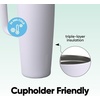 Owala Tumbler Stainless Steel Water Bottle 40 oz The Great Blue(Open Air)