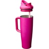 Owala Tumbler Stainless Steel Water Bottle 40 oz The Great Blue(Read My Lips)
