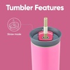 Owala Tumbler Stainless Steel Water Bottle 40 oz The Great Blue(Watermelon Breeze)