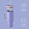 Owala Tumbler Stainless Steel Water Bottle 40 oz The Great Blue(Whimsical Daydream)