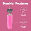 Owala Tumbler Stainless Steel Water Bottle 40 oz Watermelon Breeze(Watermelon Breeze)