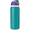 Owala FreeSip Kids Stainless Steel Water Bottle 16 oz Treasure Hunt(80s Ski Slopes)