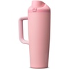 Owala Tumbler Stainless Steel Water Bottle 40 oz The Great Blue(Rose Quartz)