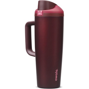 Owala Tumbler Stainless Steel Water Bottle 40 oz The Great Blue(Black Cherry)