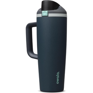 Owala Tumbler Stainless Steel Water Bottle 40 oz The Great Blue(Foggy Tide)