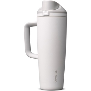 Owala Tumbler Stainless Steel Water Bottle 40 oz The Great Blue(Shy Marshmalllow)