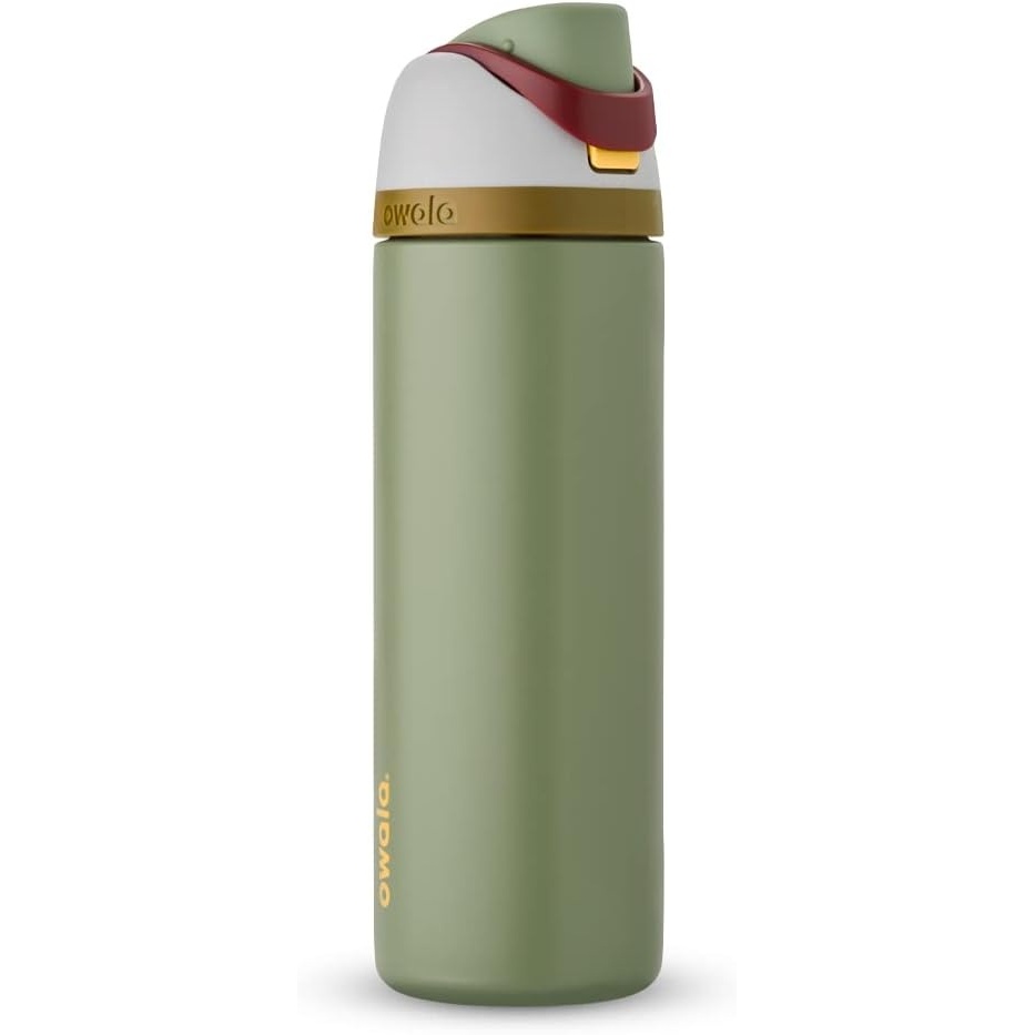 image:imageOwala Marvel FreeSip Stainless Steel Water Bottle 24 oz Black PantherBoba Fett