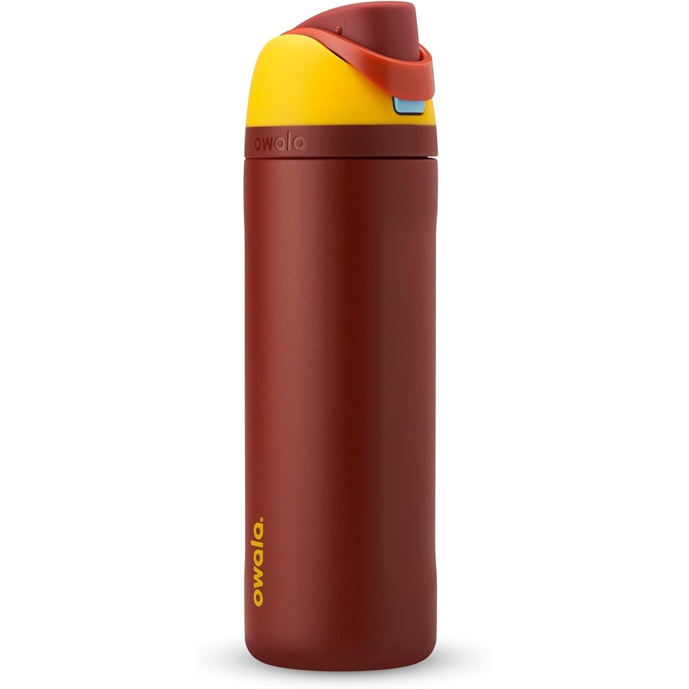 image:imageOwala Marvel FreeSip Stainless Steel Water Bottle 24 oz Black PantherIron Man