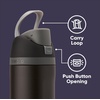 Owala Marvel FreeSip Stainless Steel Water Bottle 24 oz Black Panther(Black Panther)