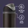 Owala Marvel FreeSip Stainless Steel Water Bottle 24 oz Black Panther(Black Panther)
