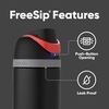 Owala Marvel FreeSip Stainless Steel Water Bottle 24 oz Black Panther(Darth Vader Icon)