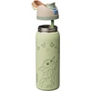 Owala Marvel FreeSip Stainless Steel Water Bottle 24 oz Black Panther(GroGu)