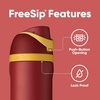 Owala Marvel FreeSip Stainless Steel Water Bottle 24 oz Black Panther(Gryffindor)