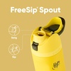 Owala Marvel FreeSip Stainless Steel Water Bottle 24 oz Black Panther(Hufflepuff)