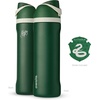 Owala Marvel FreeSip Stainless Steel Water Bottle 24 oz Black Panther(Slytherin)