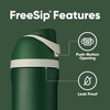 Owala Marvel FreeSip Stainless Steel Water Bottle 24 oz Black Panther(Slytherin)