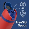 Owala Marvel FreeSip Stainless Steel Water Bottle 24 oz Black Panther(Spiderman)