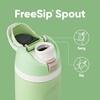 Owala Marvel FreeSip Stainless Steel Water Bottle 24 oz Black Panther(Stronger Than You Think)