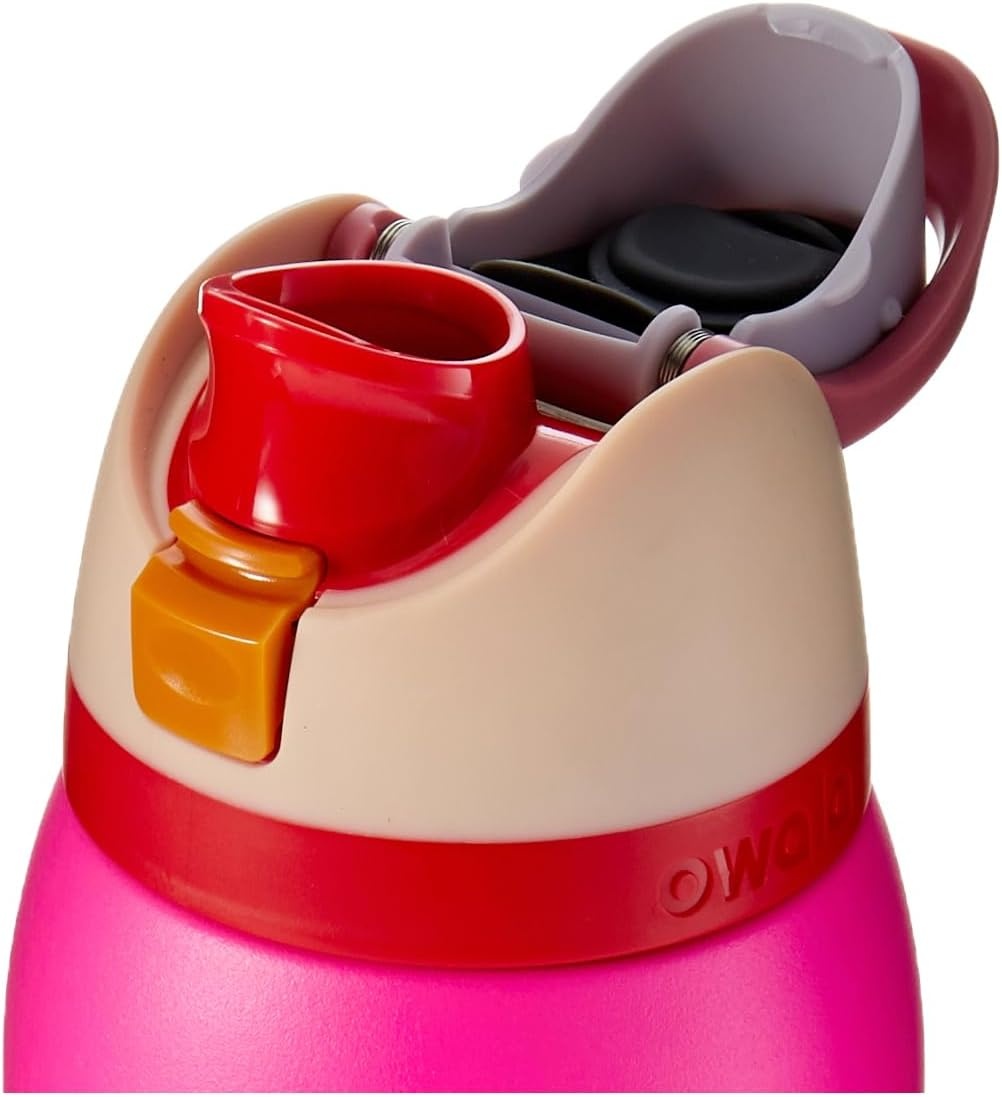 image:imageOwala FreeSip Stainless Steel Water Bottle 32 oz Peachy KeenPink