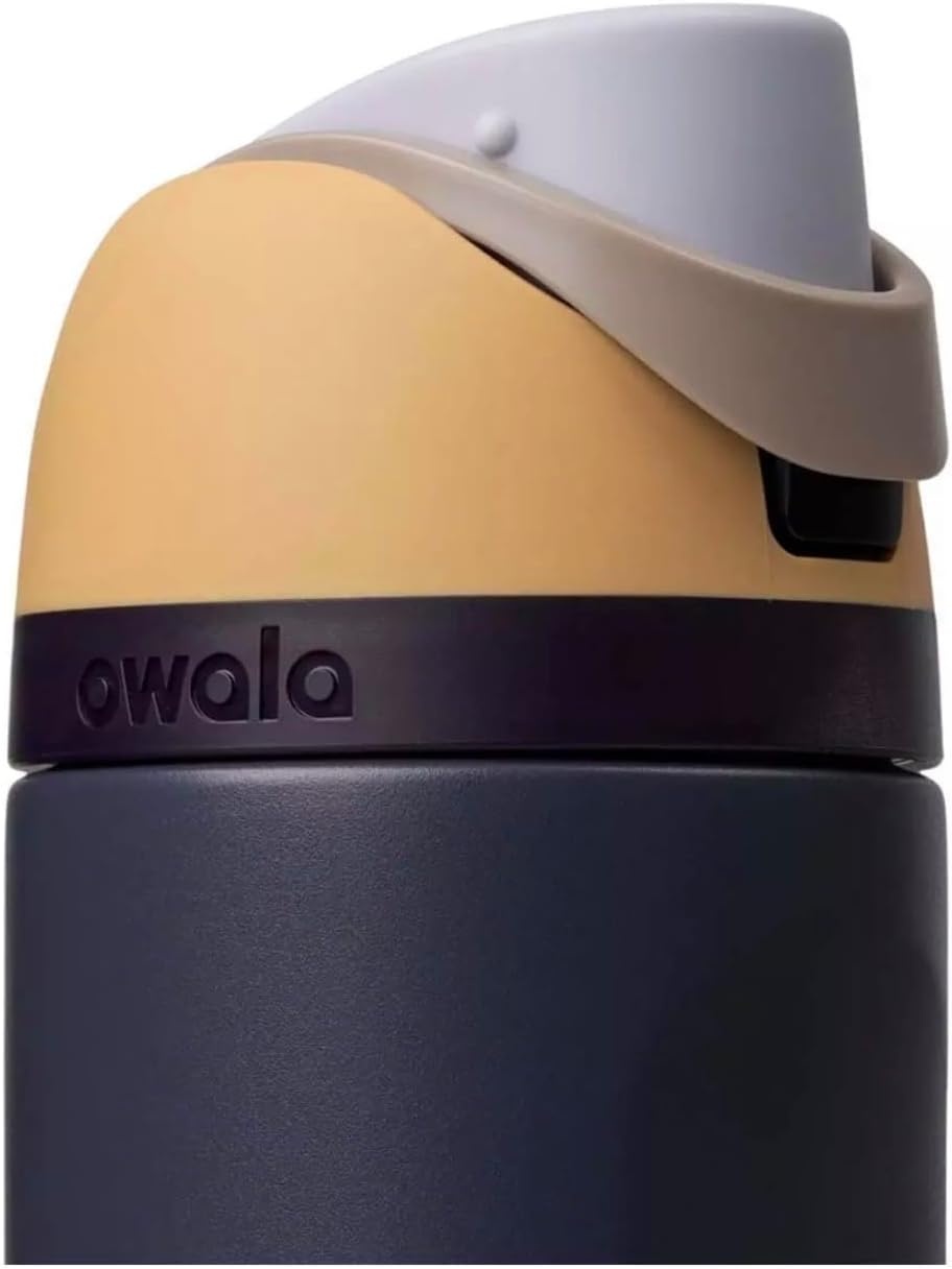 image:imageOwala FreeSip Stainless Steel Water Bottle 32 oz Peachy KeenRoyal Seas
