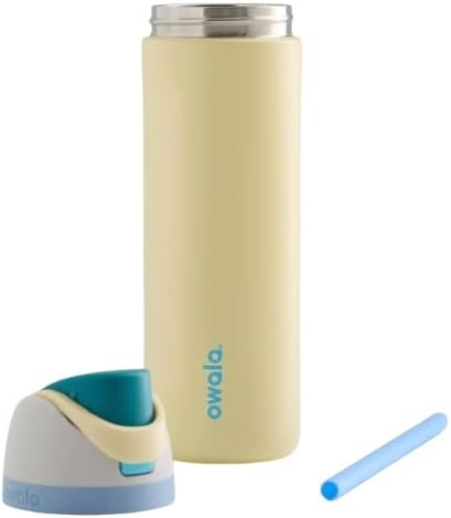 image:imageOwala FreeSip Stainless Steel Water Bottle 32 oz Peachy KeenSunny Daze