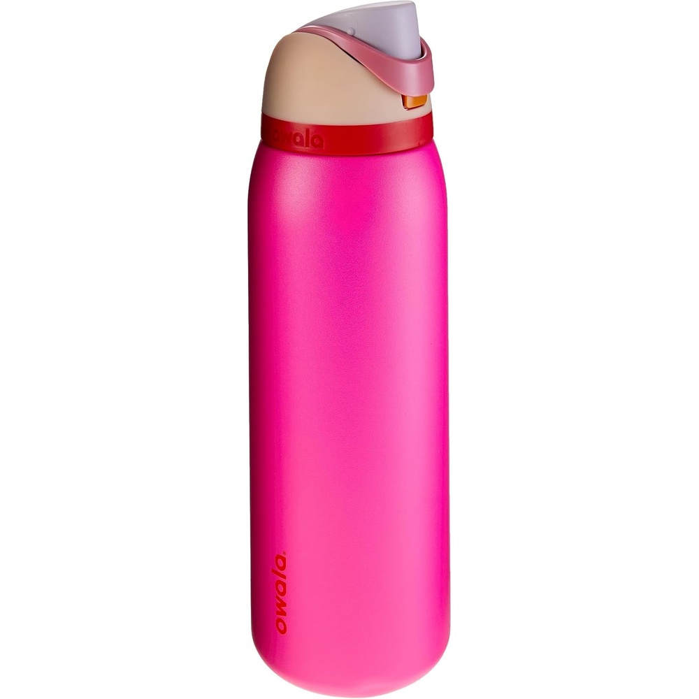 image:imageOwala FreeSip Stainless Steel Water Bottle 32 oz Peachy KeenPink