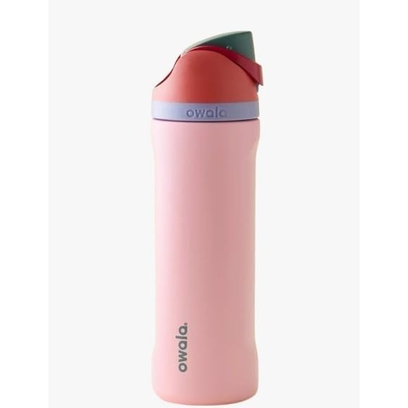 image:imageOwala FreeSip Stainless Steel Water Bottle 32 oz Peachy KeenSugar High