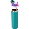 Owala FreeSip Stainless Steel Water Bottle 32 oz Peachy Keen(80s Ski Slopes)