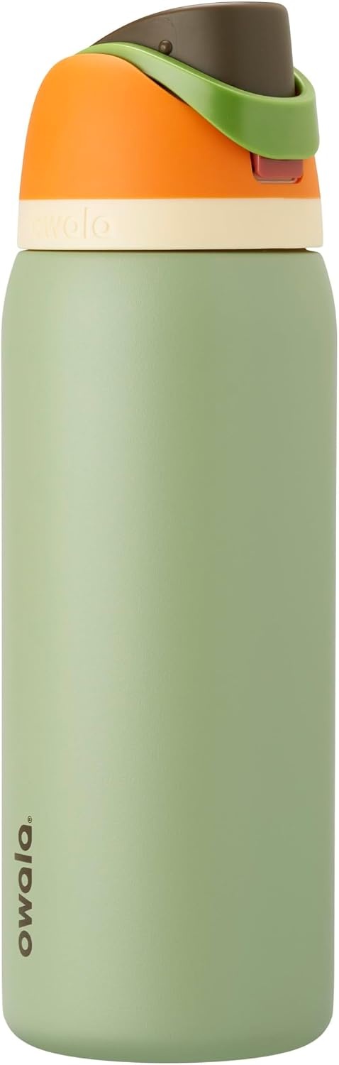 image:imageOwala FreeSip Kids Stainless Steel Water Bottle 16 oz Trail OnCamo Cool