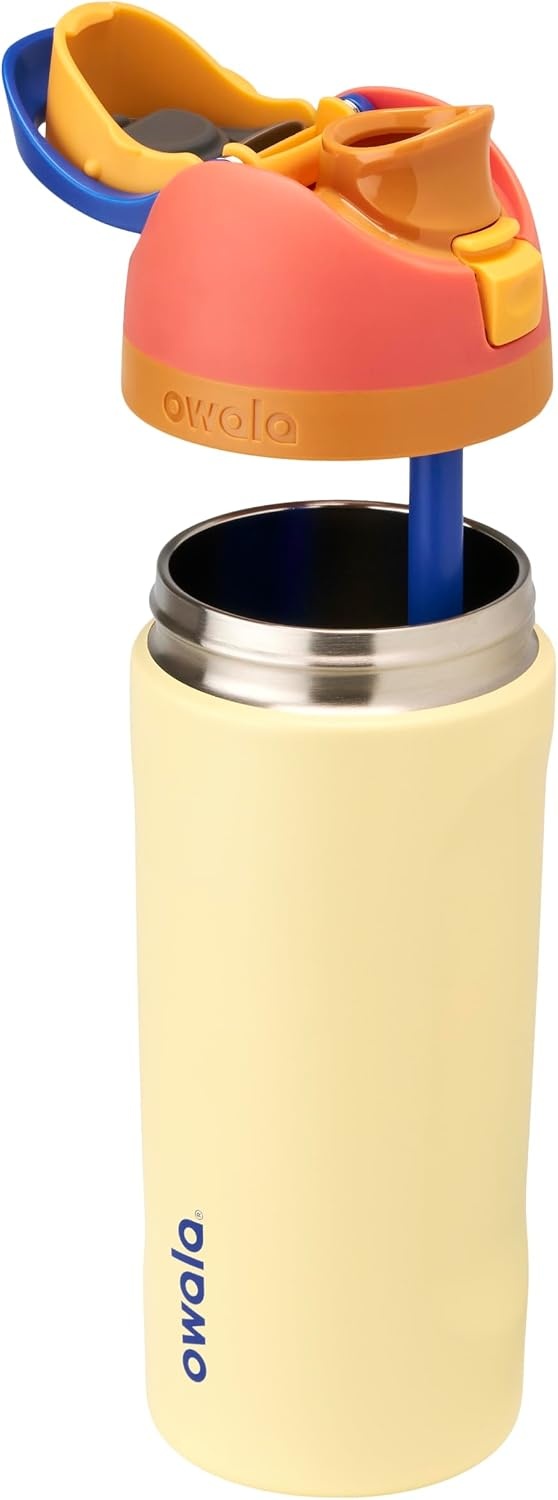 image:imageOwala FreeSip Kids Stainless Steel Water Bottle 16 oz Trail OnMisty Horizons