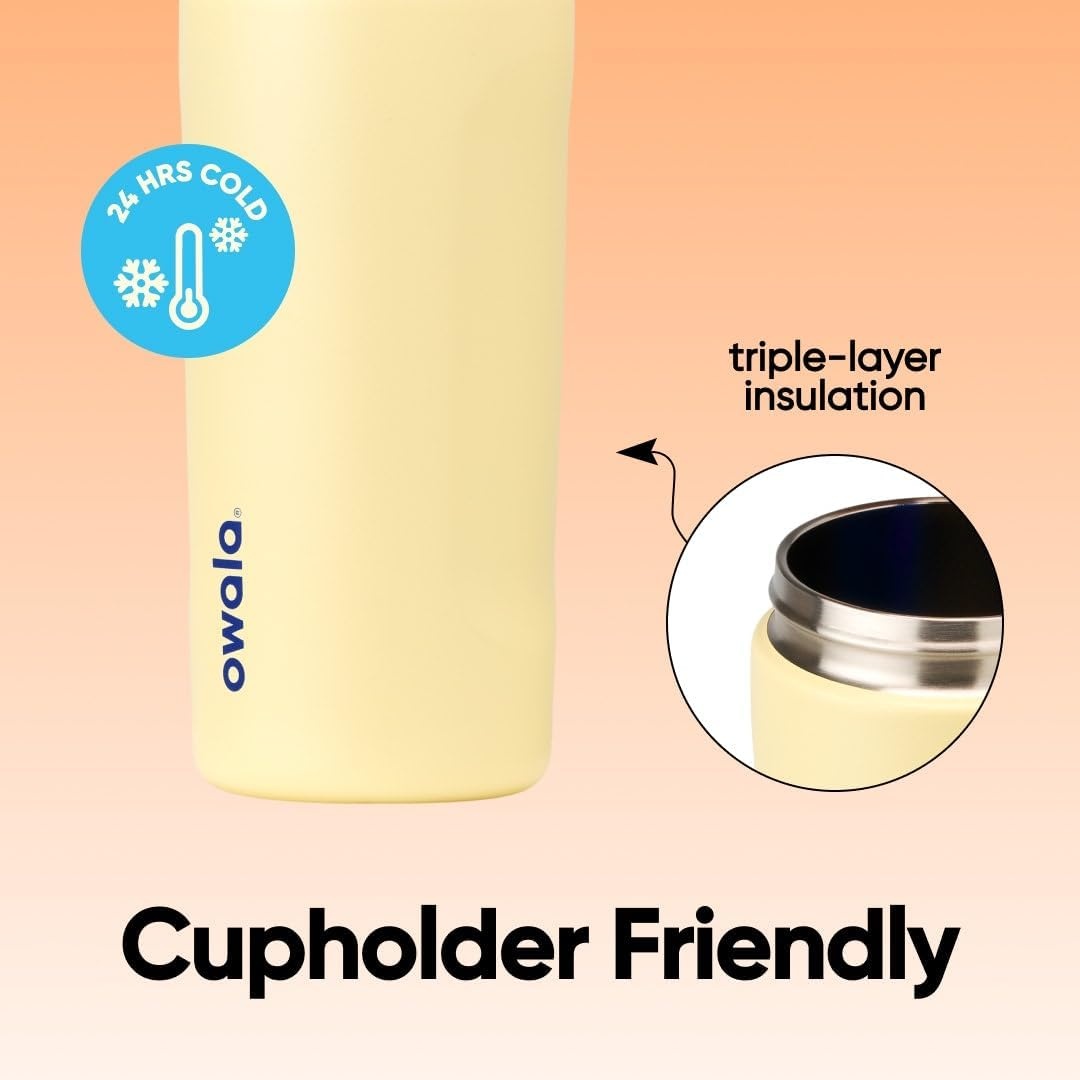 image:imageOwala FreeSip Kids Stainless Steel Water Bottle 16 oz Trail OnMisty Horizons