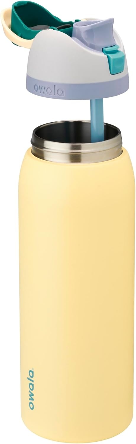 image:imageOwala FreeSip Kids Stainless Steel Water Bottle 16 oz Trail OnSunny Daze