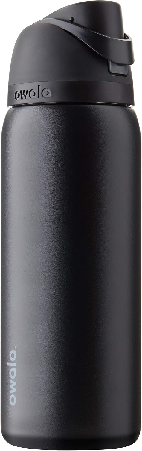 image:imageOwala FreeSip Kids Stainless Steel Water Bottle 16 oz Trail OnVery Very Dark